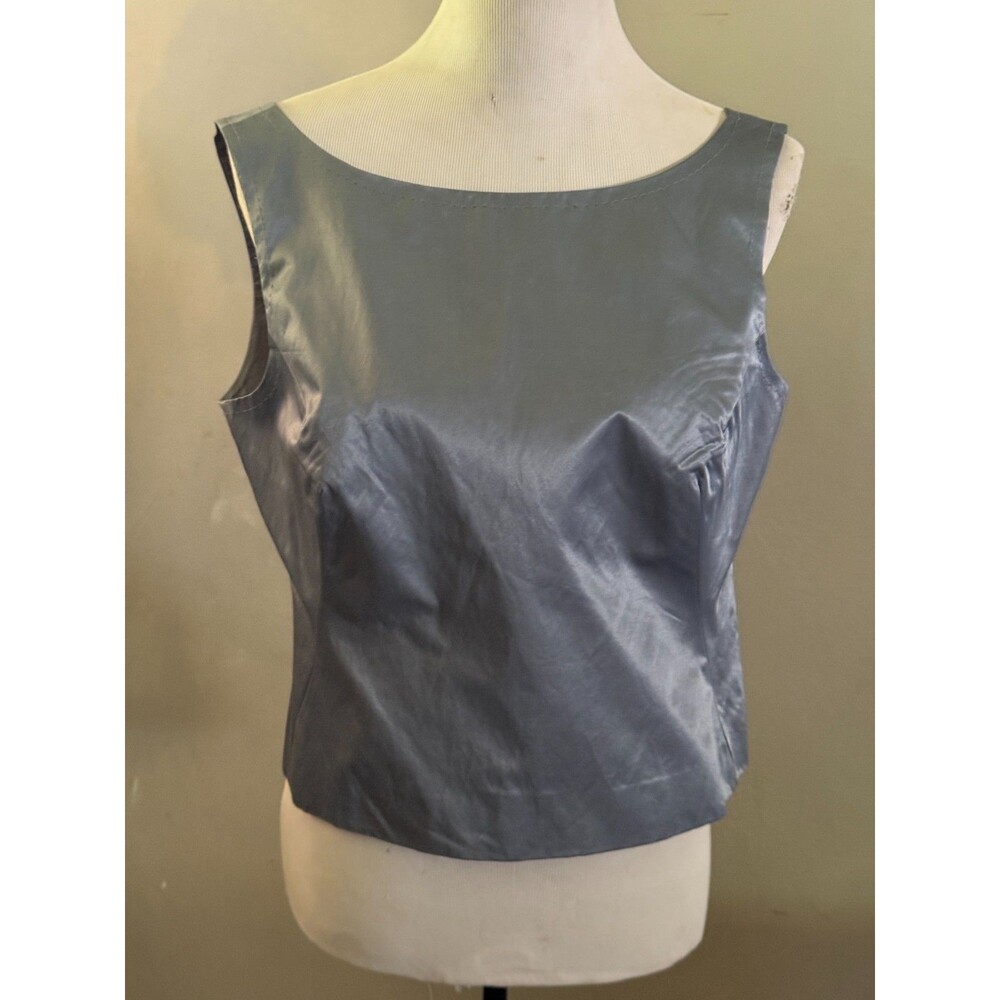 NWOT BCBG Collection Lined Sleeveless Wrap Top Size L
